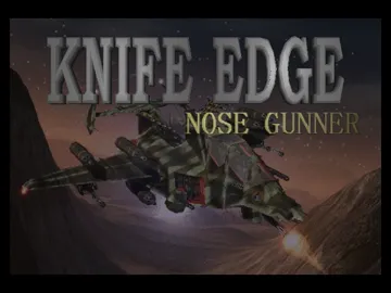 Knife Edge - Nose Gunner (Europe) screen shot title